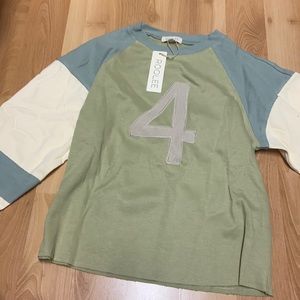 NWT Roolee number long sleeve